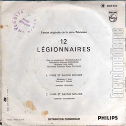 [Pochette de 12 lgionnaires (T.V. (Tlvision)) - verso]