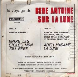 [Pochette de Bb Antoine sur la lune (MARION (2)) - verso]