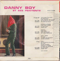 [Pochette de Je ne veux plus tre un dragueur (DANNY BOY et SES PNITENTS) - verso]