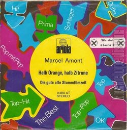 [Pochette de Halb Orange, halb Zitrone (Marcel AMONT) - verso]