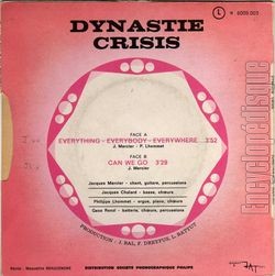 [Pochette de Everything-Everybody-Everywhere (DYNASTIE CRISIS) - verso]