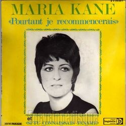 [Pochette de Pourtant je recommencerais (Maria KANE)]