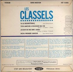 [Pochette de Tu le regretteras (Les CLASSELS) - verso]