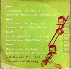 [Pochette de Cinmatographe (The NEW ANIMAL CRACKERS BAND) - verso]