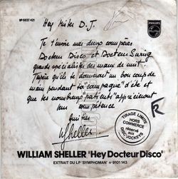 [Pochette de Hey ! Docteur disco (William SHELLER)]