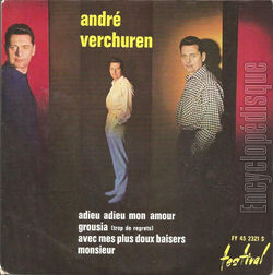 [Pochette de Adieu adieu mon amour (Andr VERCHUREN)]