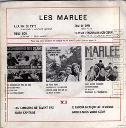 [Pochette de  la fin de l’t (MARLEE) - verso]