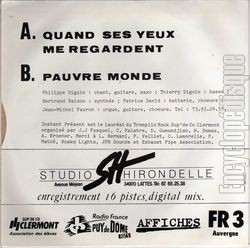 [Pochette de Quand ses yeux me regardent (INSTANT PRSENT) - verso]