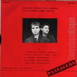 [Pochette de Passagers (FLO) - verso]