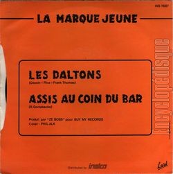 [Pochette de Les Daltons (La MARQUE JEUNE) - verso]