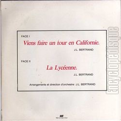 [Pochette de Viens faire un tour en Californie (LUCKY & Cie) - verso]