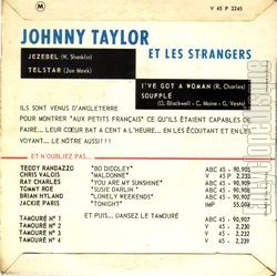 [Pochette de Telstar (Johnny TAYLOR (et les Strangers)) - verso]