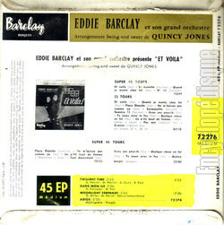 [Pochette de Twilight time (Eddie BARCLAY) - verso]