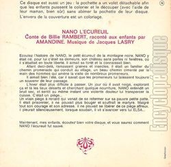 [Pochette de Nano l’cureuil (JEUNESSE) - verso]