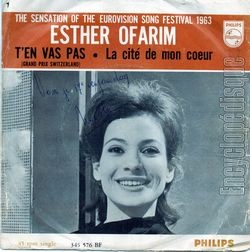 [Pochette de T’en vas pas (PAYS-BAS) (Esther OFARIM)]