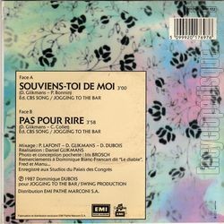 [Pochette de Souviens-toi de moi (CLOTHILDE (2)) - verso]