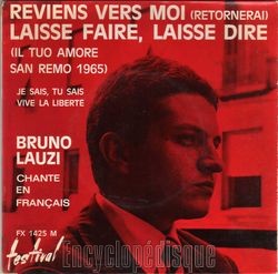 [Pochette de Reviens vers moi "Retornerai" (Bruno LAUZI)]