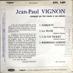 [Pochette de Djibouti (Jean-Paul VIGNON) - verso]