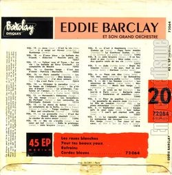 [Pochette de N20 - Les roses blanches (Eddie BARCLAY) - verso]