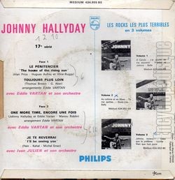 [Pochette de Le pnitencier (Johnny HALLYDAY) - verso]