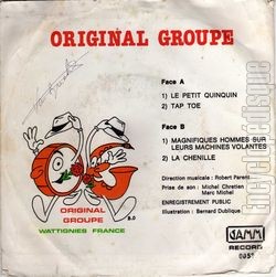 [Pochette de Le petit quinquin (ORIGINAL GROUPE (Wattignies France)) - verso]