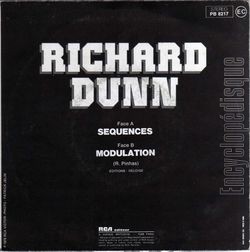 [Pochette de Squences (Richard DUNN) - verso]