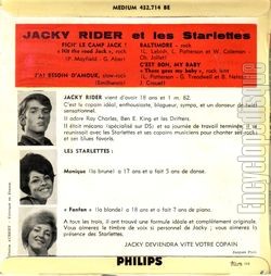 [Pochette de Fich’ le camp Jack ! (Jacky RIDER et Les Starlettes) - verso]