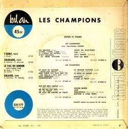 [Pochette de T’shirt (Les CHAMPIONS) - verso]