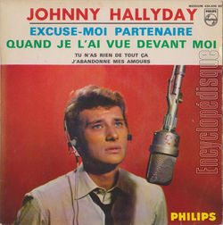 [Pochette de Excuse-moi partenaire (Johnny HALLYDAY)]