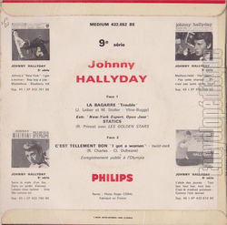 [Pochette de La bagarre (Johnny HALLYDAY) - verso]