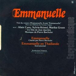 [Pochette de Emmanuelle (B.O.F.  Films ) - verso]