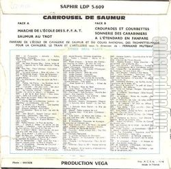 [Pochette de Carrousel de Saumur (DOCUMENT) - verso]