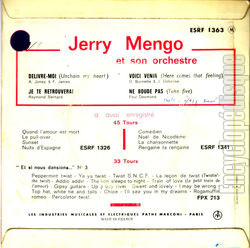 [Pochette de Dlivre-moi (Jerry MENGO) - verso]