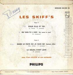 [Pochette de Pour elle et toi (Les SKIFF’S) - verso]