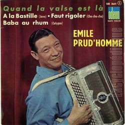 [Pochette de Quand la valse est l (mile PRUD’HOMME)]