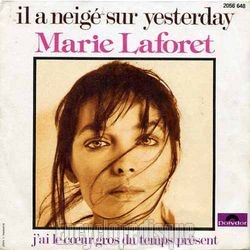 [Pochette de Il a neig sur yesterday (Marie LAFORT)]