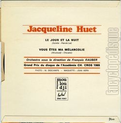 [Pochette de Le jour et la nuit (Jacqueline HUET) - verso]