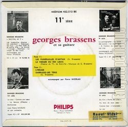 [Pochette de Les funrailles d’antan (Georges BRASSENS) - verso]