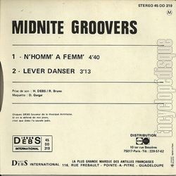 [Pochette de N’homm  femm (MIDNITE GROOVERS) - verso]