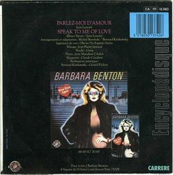 [Pochette de Parlez-moi d’amour (Barbara BENTON) - verso]