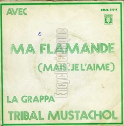 [Pochette de Avec ma Flamande (TRIBAL MUSTACHOL) - verso]