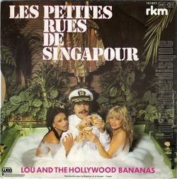 [Pochette de les petites rues de Singapour (LOU AND THE HOLLYWOOD BANANAS) - verso]