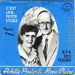 [Pochette de C’est une petite toile (Achille POULET et Mona CLAIRE) - verso]