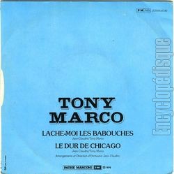 [Pochette de Lache-moi les babouches (Tony MARCO) - verso]