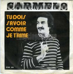 [Pochette de Tu dois savoir comme je t’aime (CARMELO (2))]