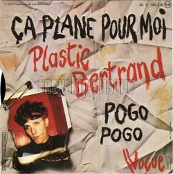 [Pochette de a plane pour moi / Pogo pogo (Plastic BERTRAND) - verso]