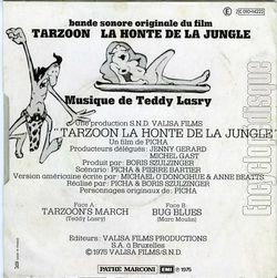 [Pochette de Tarzoon, la honte de la jungle (B.O.F.  Films ) - verso]