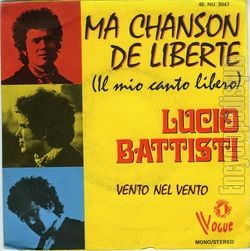 [Pochette de Lucio BATTISTI "Ma chanson de libert" (Les FRANCOPHILES)]