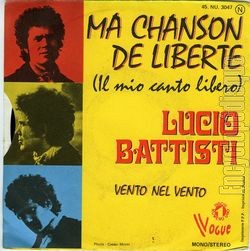 [Pochette de Lucio BATTISTI "Ma chanson de libert" (Les FRANCOPHILES) - verso]