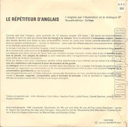 [Pochette de L’anglais par l’illustration et le dialogue (DOCUMENT) - verso]